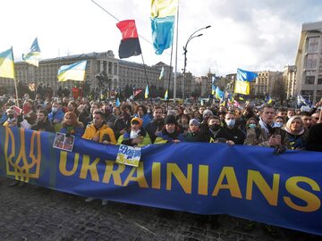Protest w Kijowie