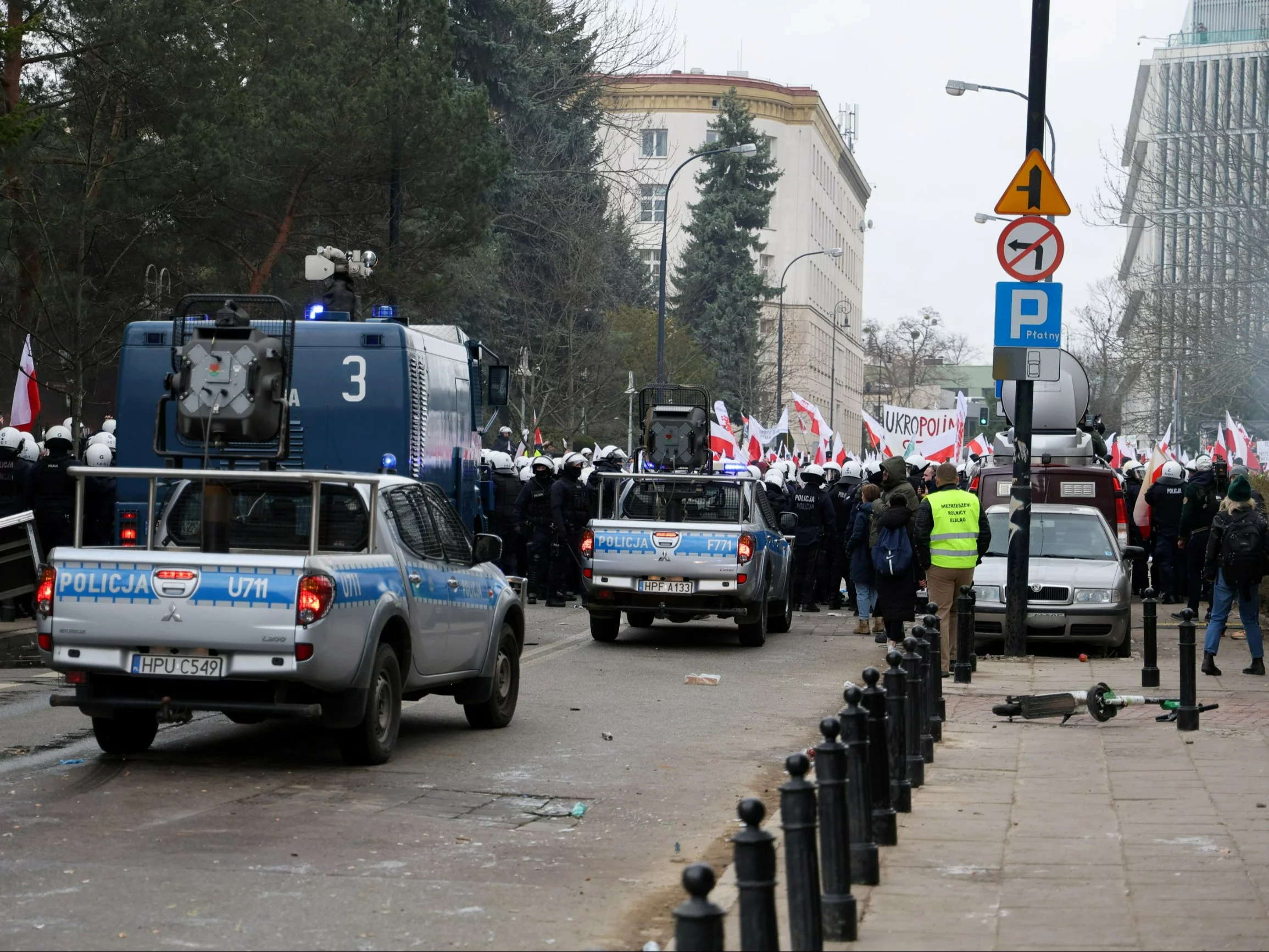 Protest rolników w Warszawie