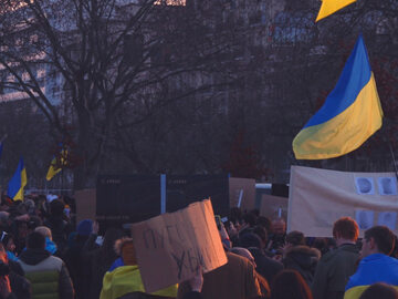 Protestowano w największych ukraińskich miastach