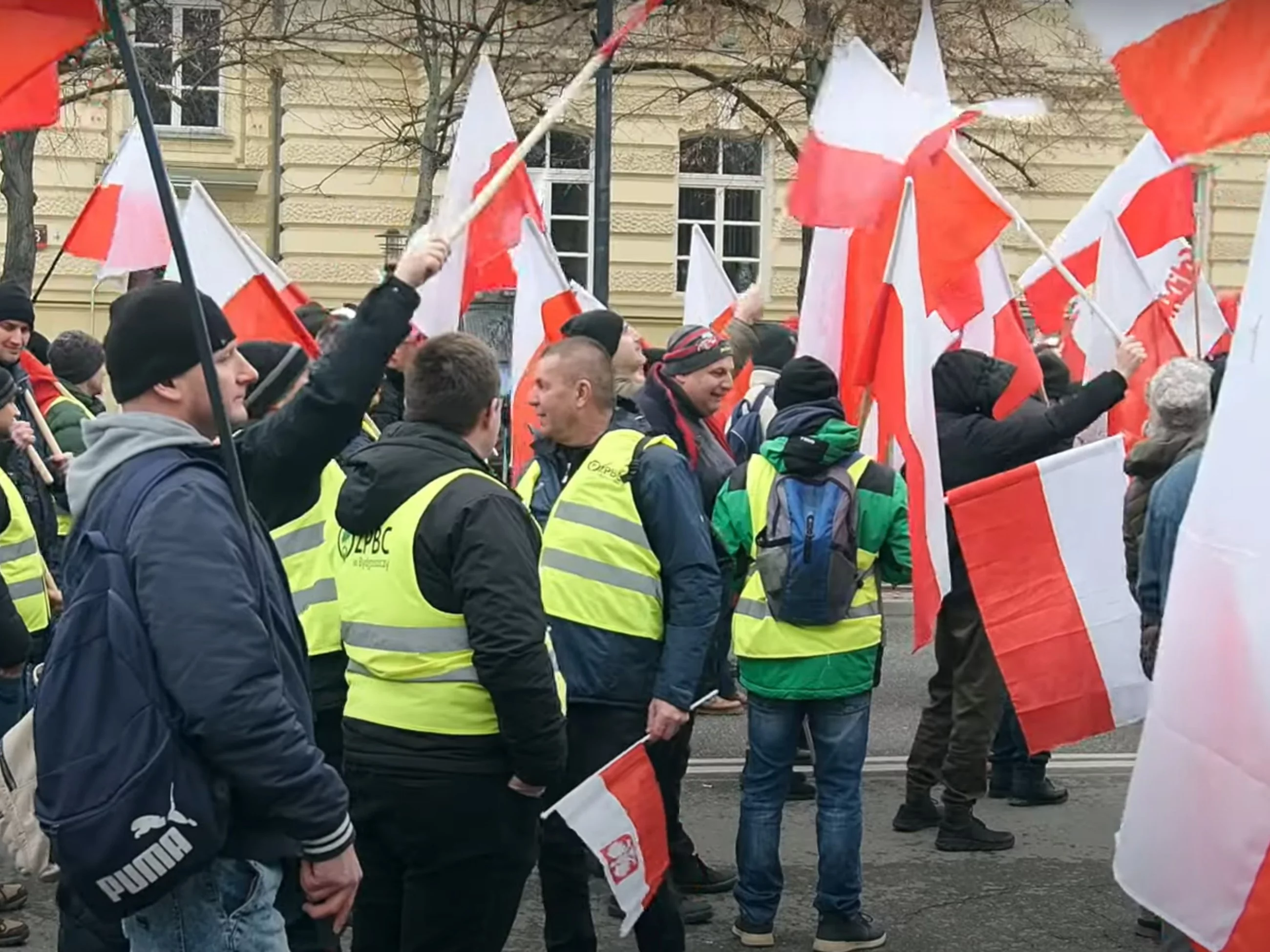 Protest rolników w Warszawie