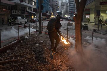 Protesty w Hongkongu