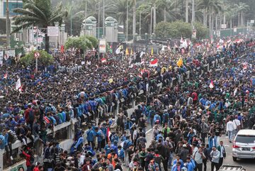 Protesty w Indonezji