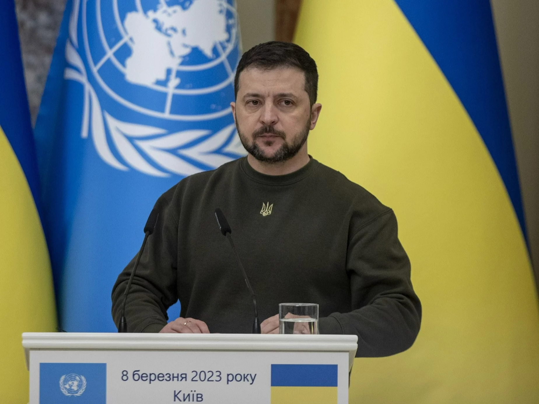 Prezydent Ukrainy Wołodymyr Zełenski