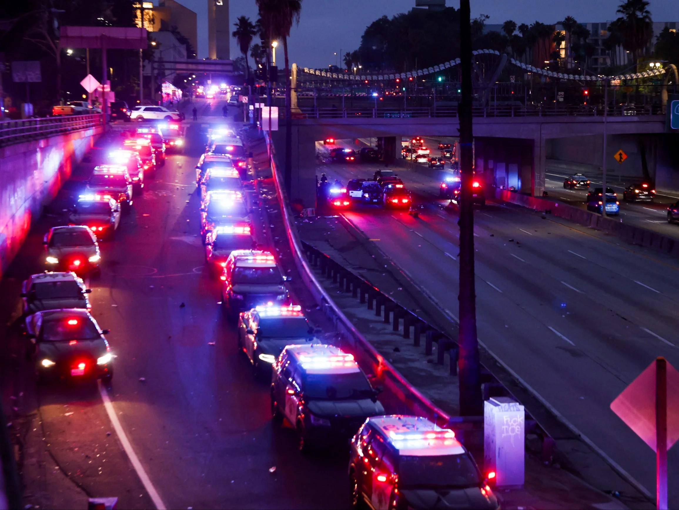 Los Angeles – protesty, policja