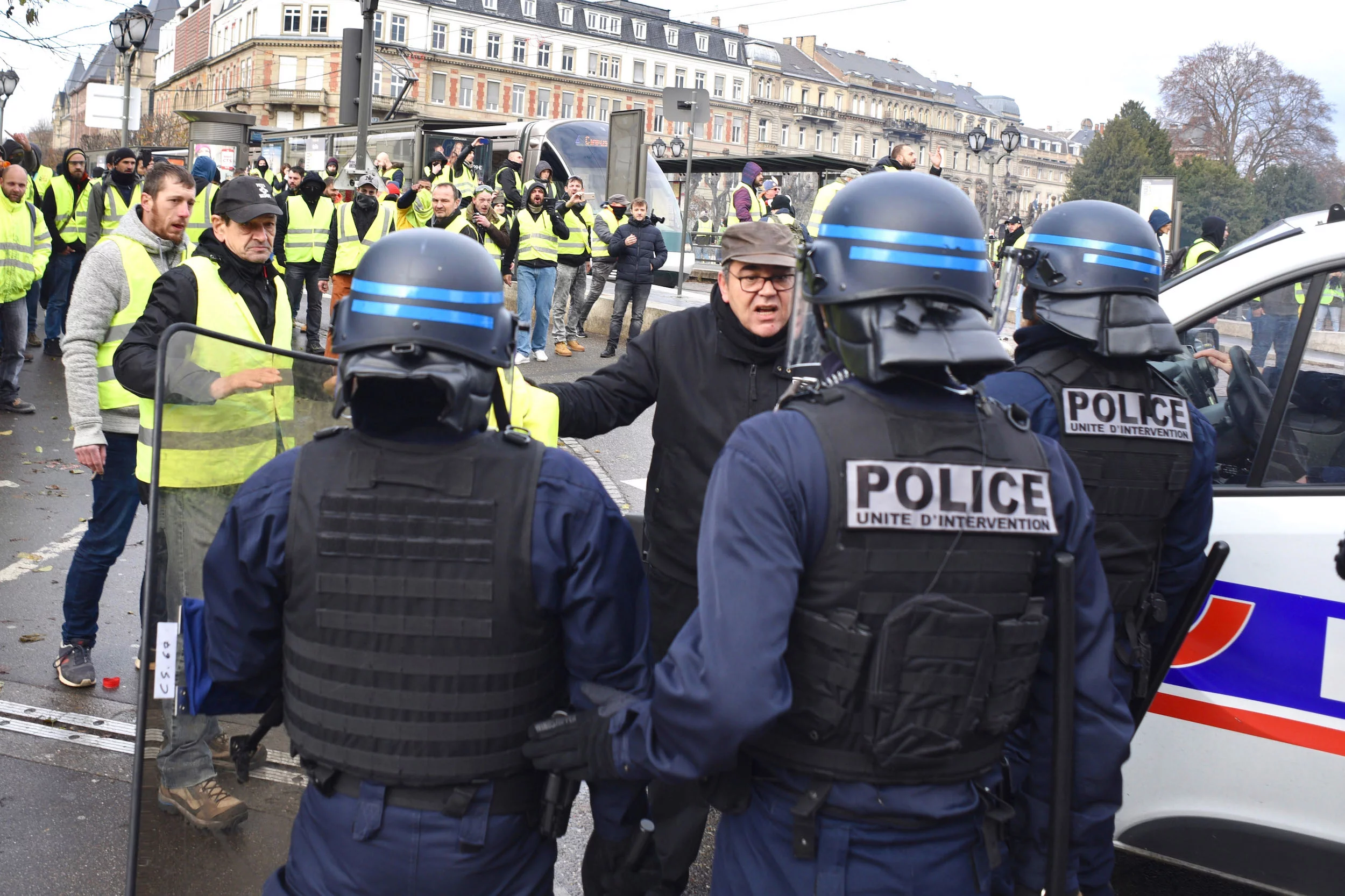 Protest "żółtych kamizelek"