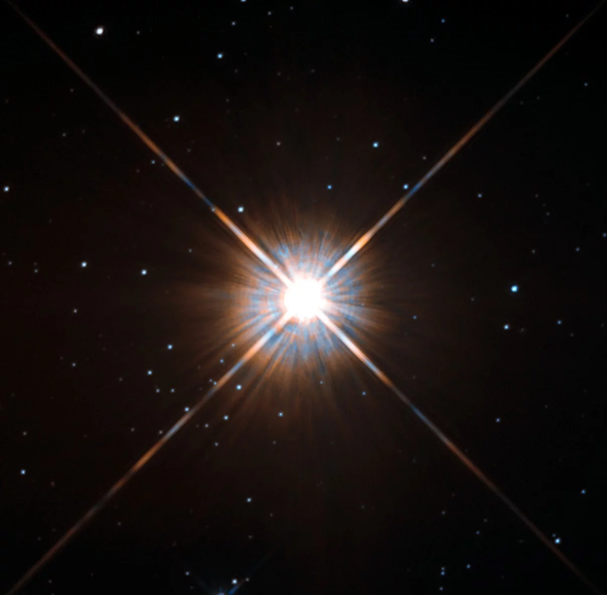 Proxima Centauri widziana przez Kosmiczny Teleskop Hubble’a