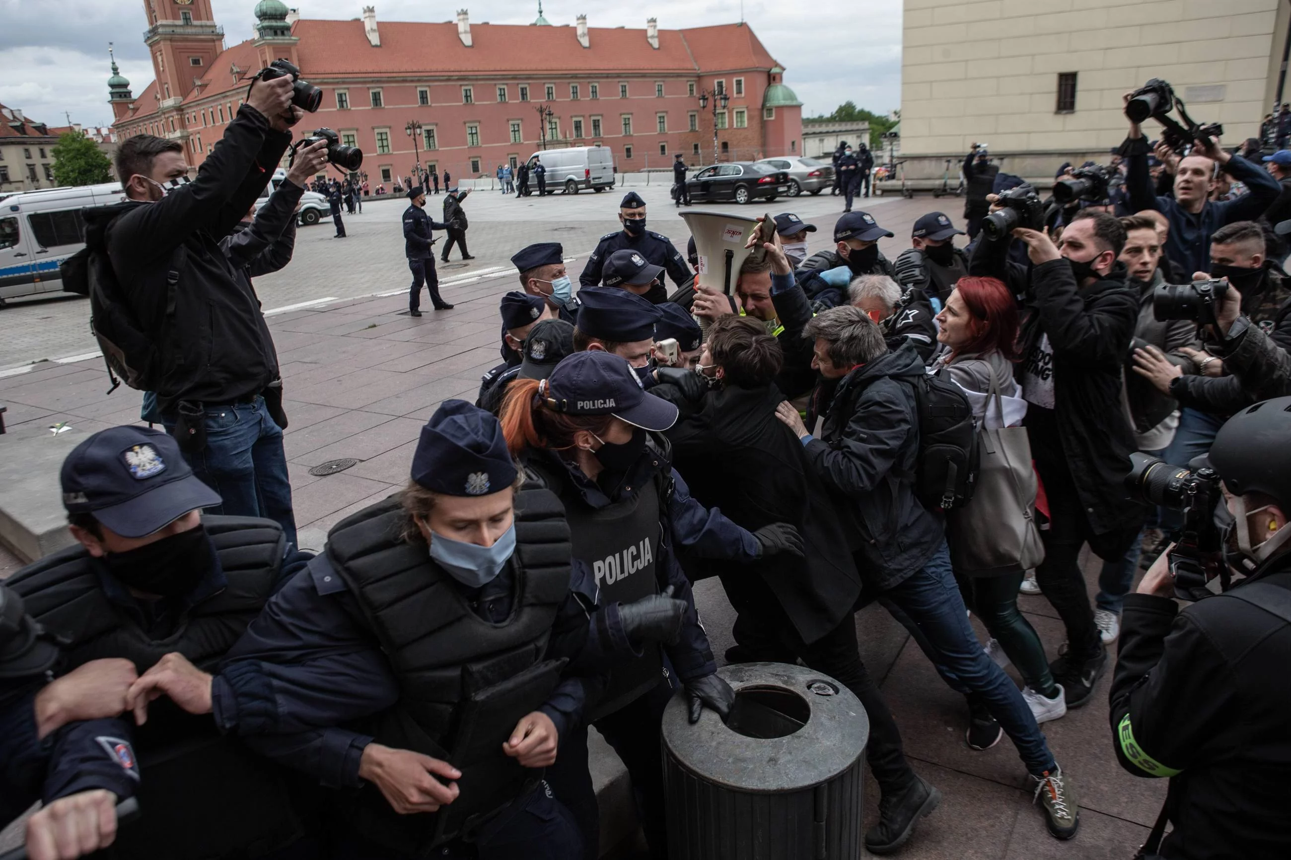 Protest przedsiębiorców w Warszawie