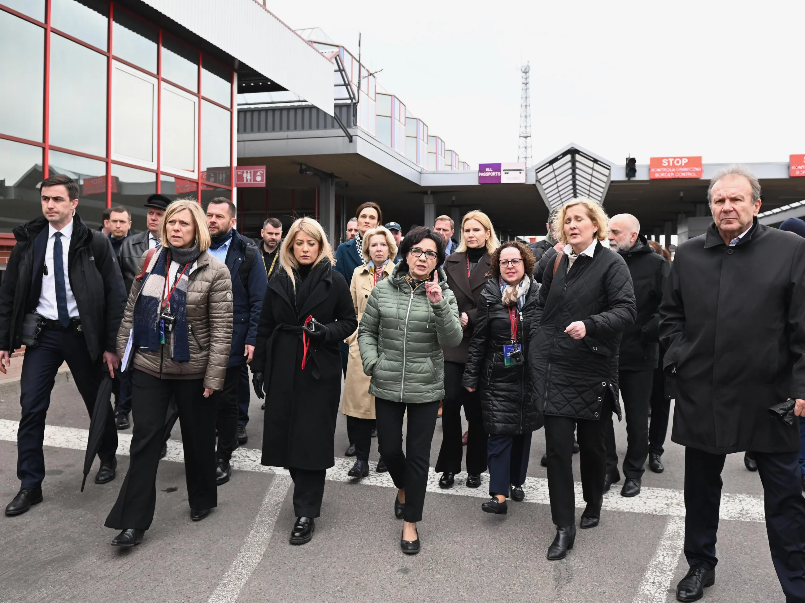 Wizyta przewodniczących parlamentów państw UE w Dorohusku