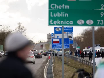 Przejście graniczne w Dorohusku.