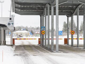 Przejście graniczne w Vartius w Finlandii