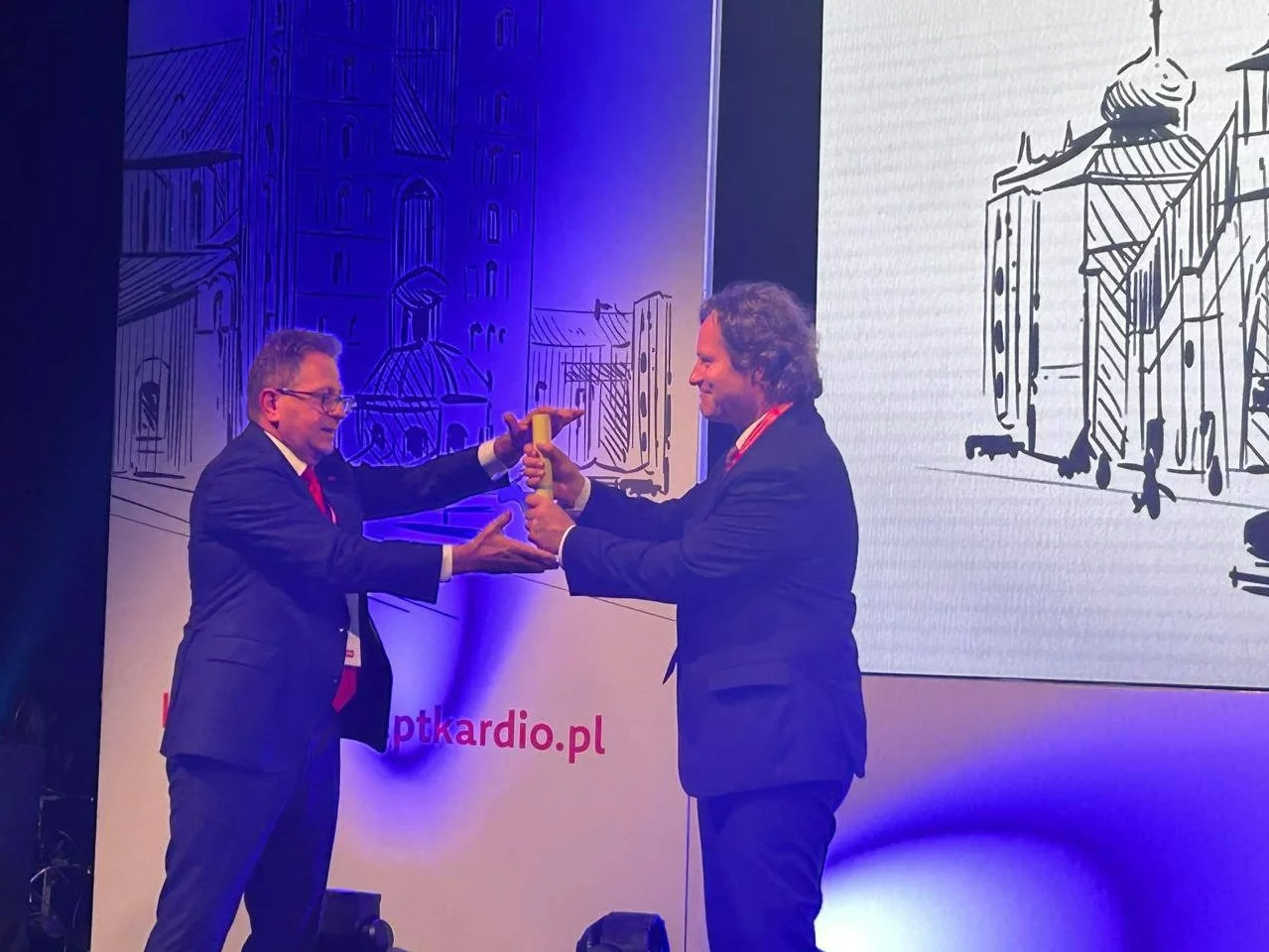 Prof. Robert Gil i prof. Marek Gierlotka