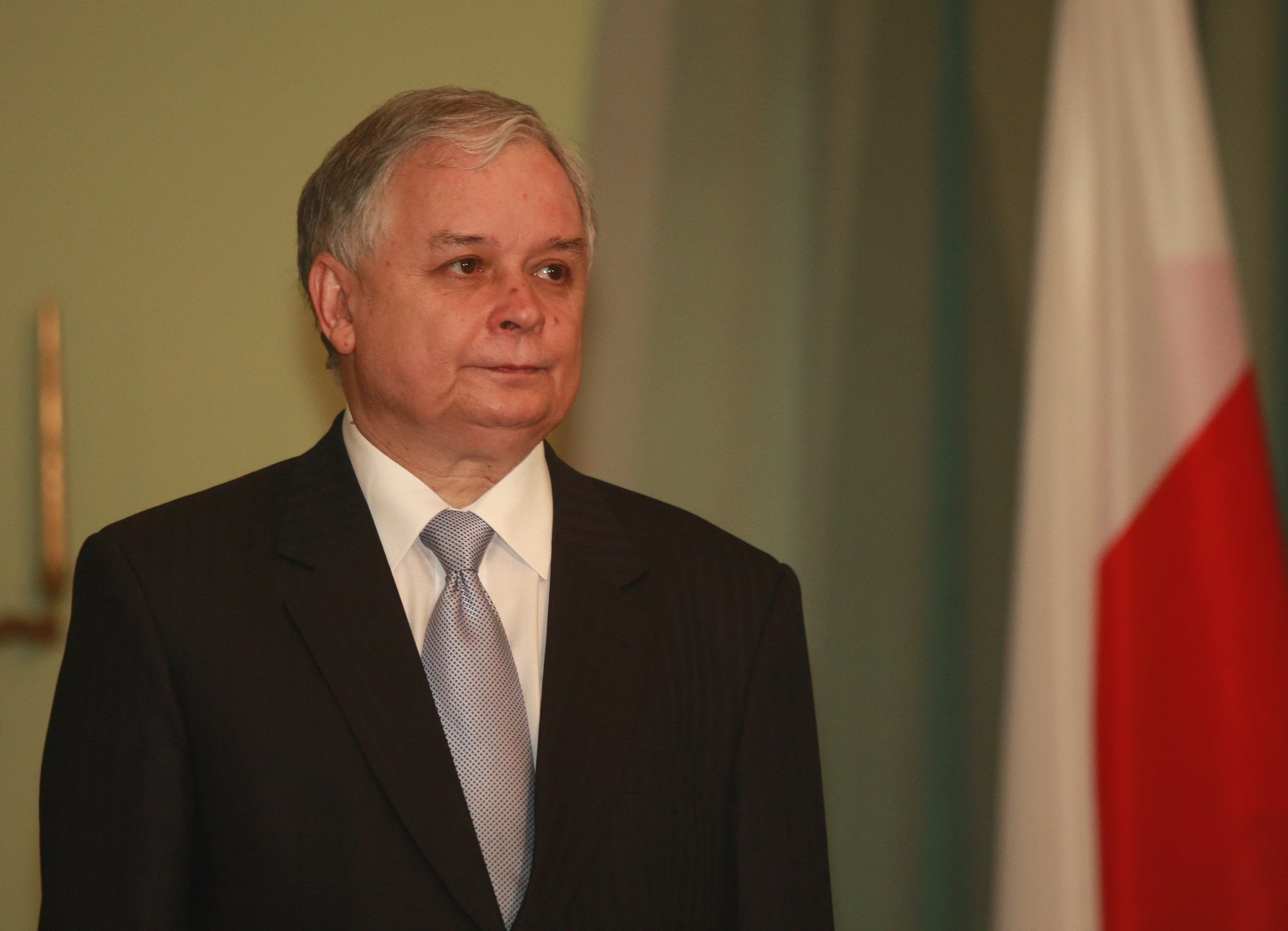 Prezydent Lech Kaczyński w 2008 r.