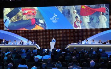 Przemówienie podczas prezentacji ofert na Zimowe Igrzyska Olimpijskie 2022 w Pekinie