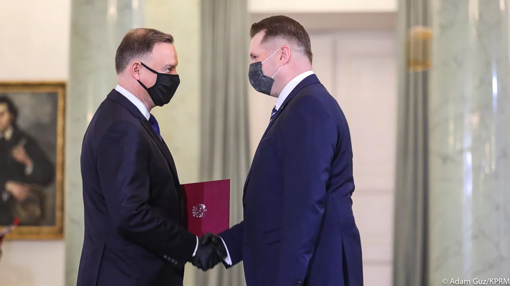 Andrzej Duda i Przemysław Czarnek