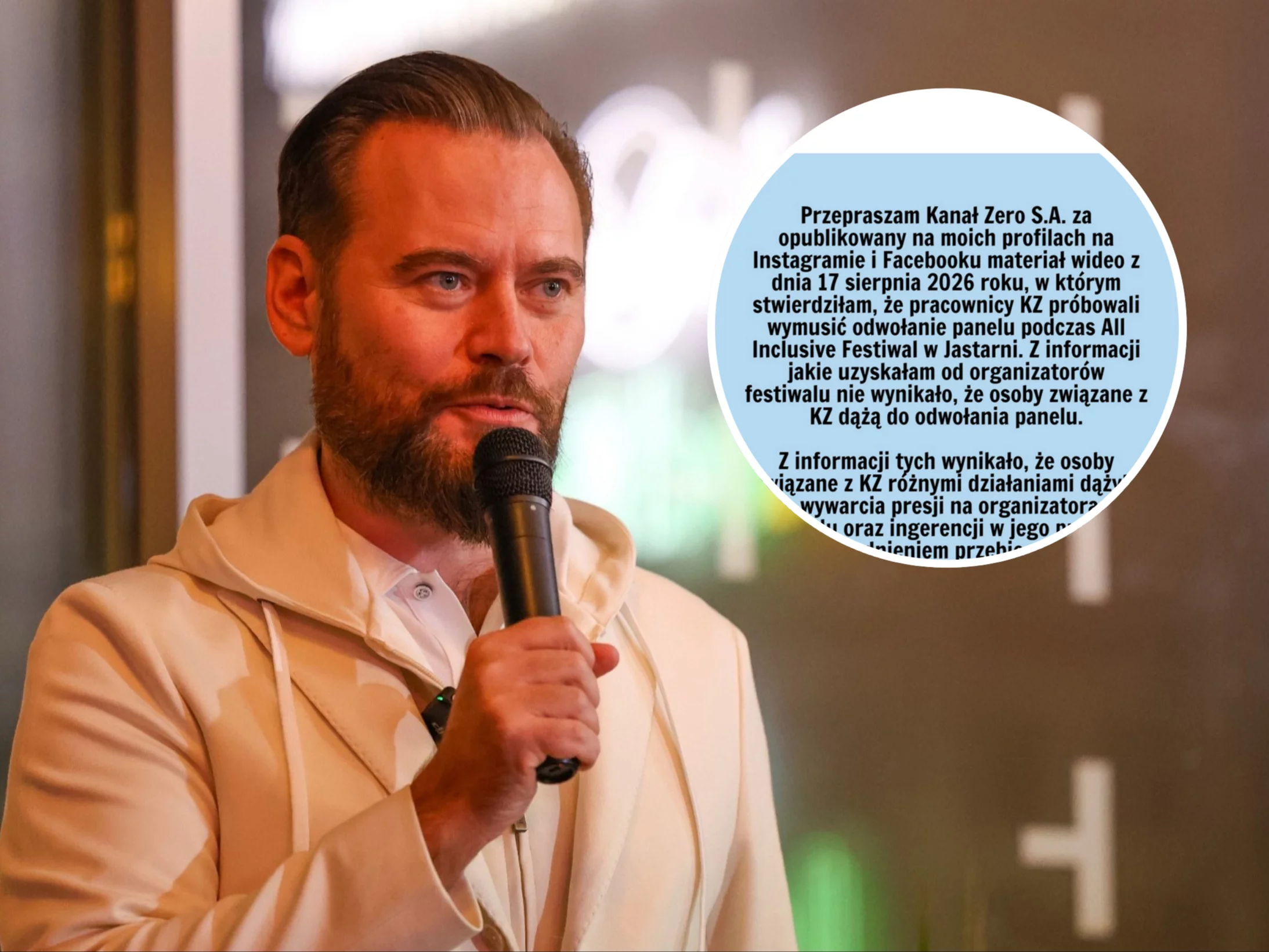 Przeprosiny dla Kanału Zero / Krzysztof Stanowski