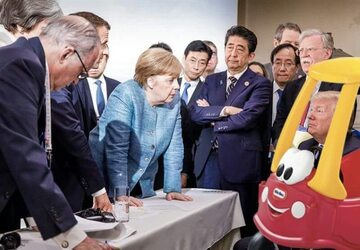 Przerobione zdjęcie ze szczytu G7