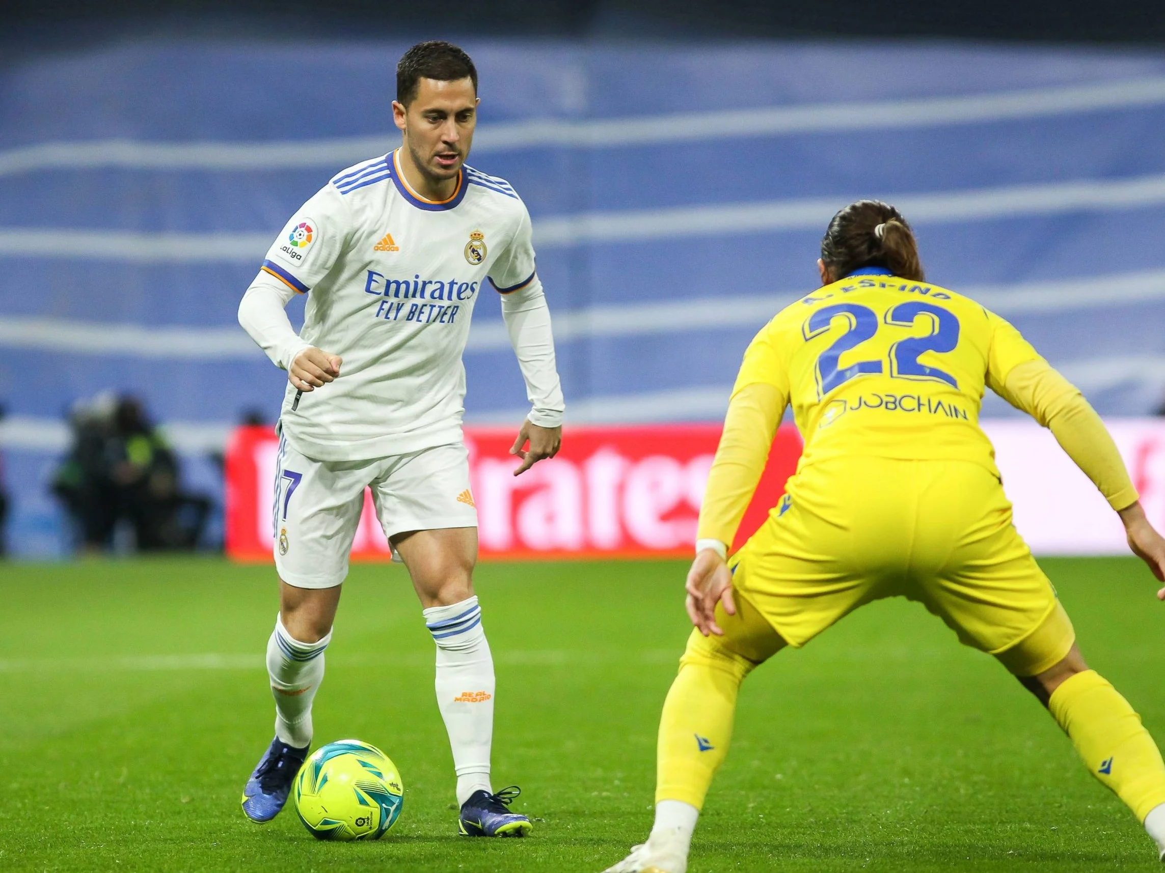 Eden Hazard w meczu z Cadiz