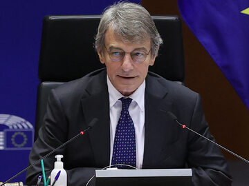 Przewodniczący Parlamentu Europejskiego David Sassoli