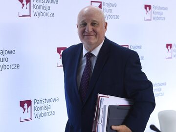 Przewodniczący PKW Sylwester Marciniak