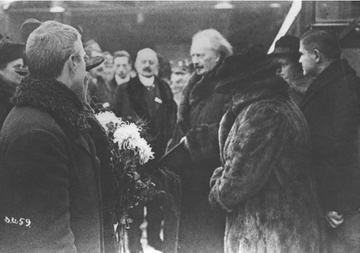 Przyjazd Ignacego Jana Paderewskiego do Poznania, 26 grudnia 1918 r.