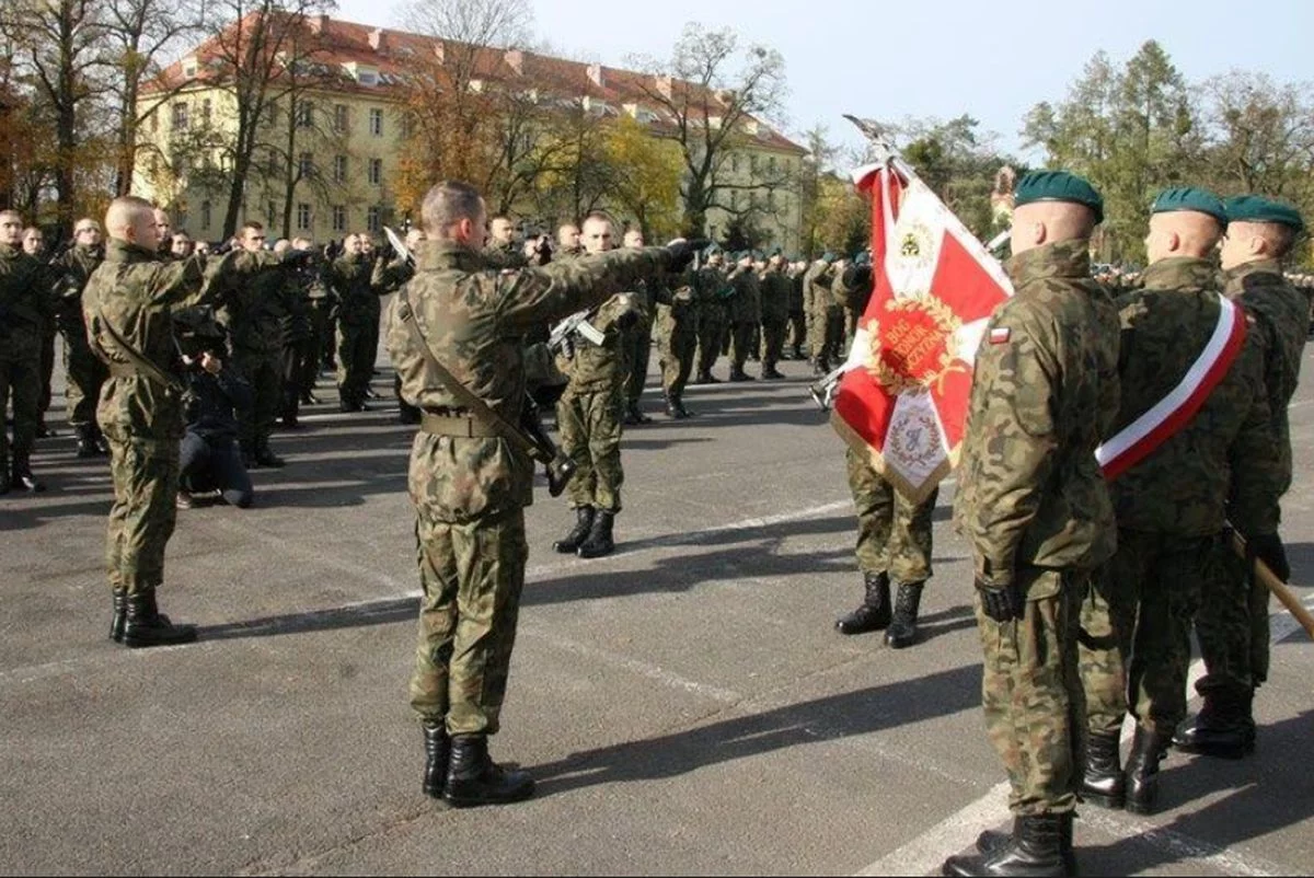 Pierwsza przysięga przyszłych dowódców wojsk obrony terytorialnej