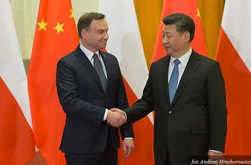 Andrzej Duda i Xi Jinping