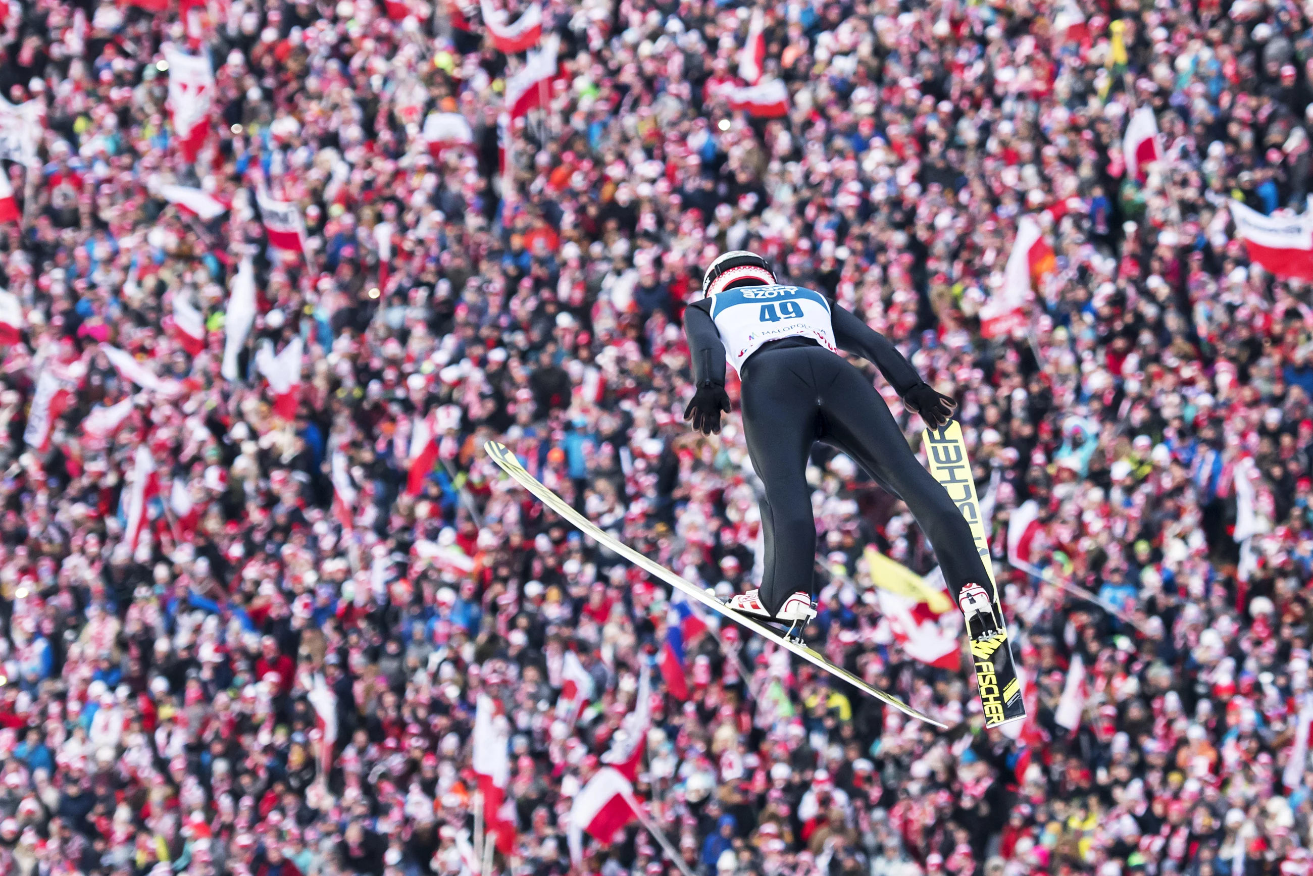 Kamil Stoch na Wielkiej Krokwii w Zakopanem