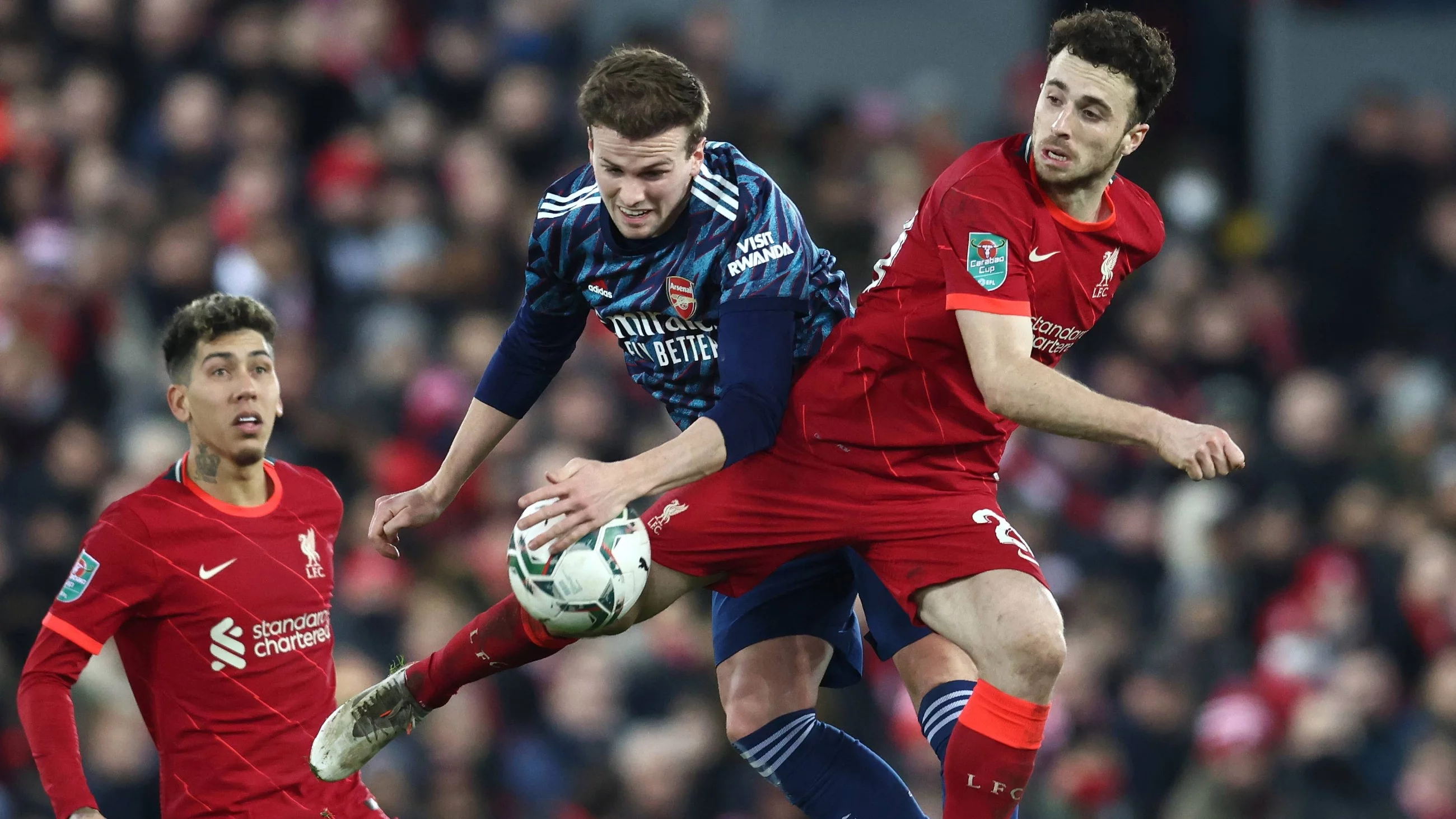 Piłkarze Liverpoolu i Arsenalu