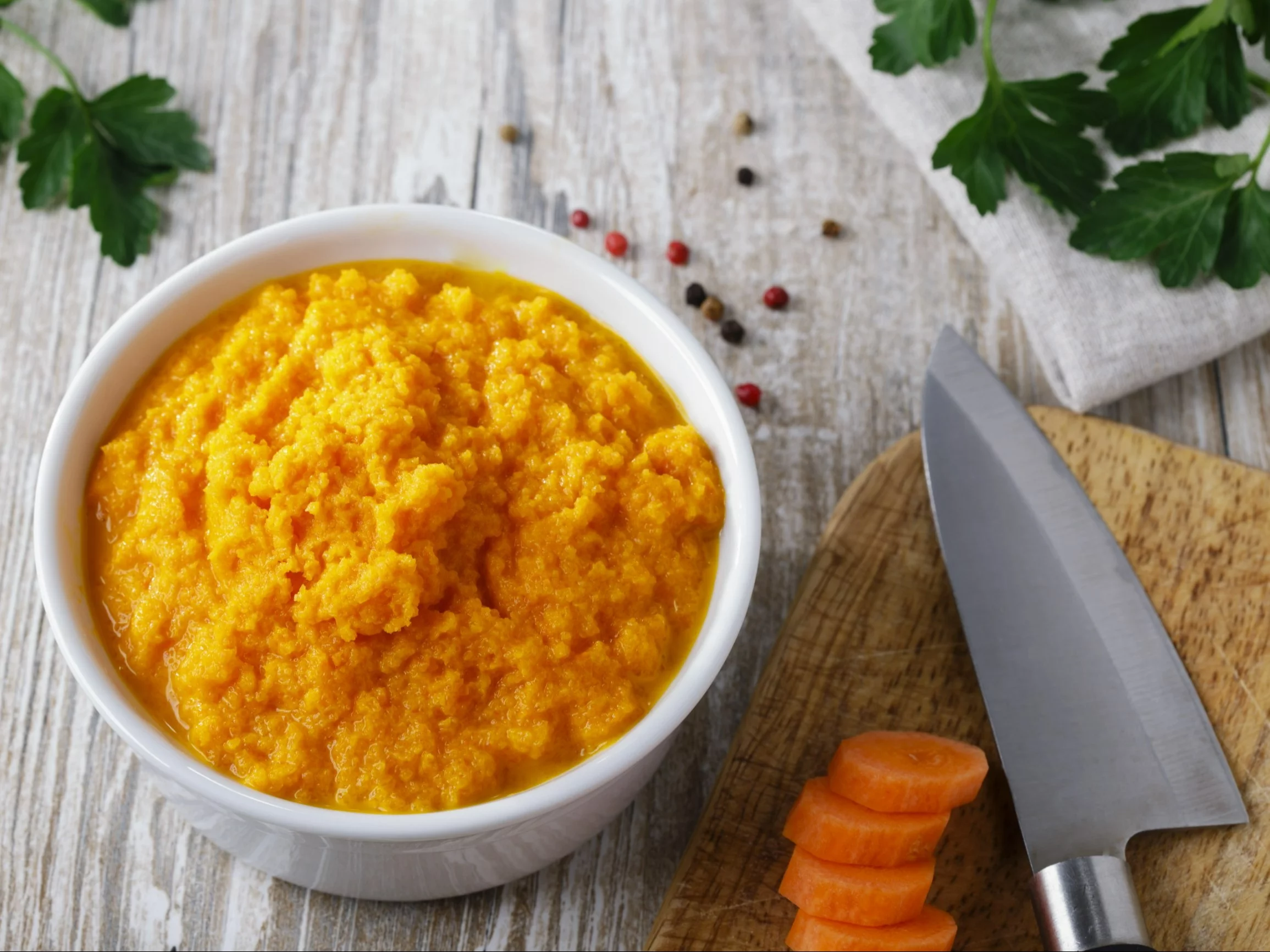 Purée z marchewki