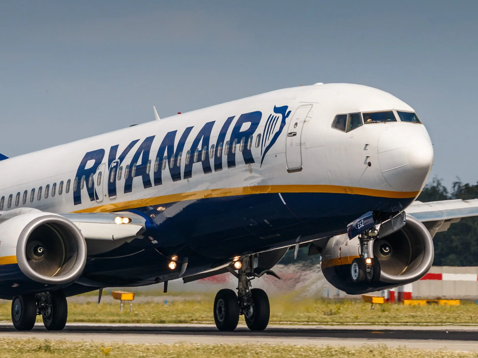 Samolot linii Ryanair, zdjęcie ilustracyjne