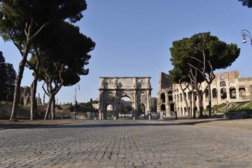 Puste ulice Rzymu