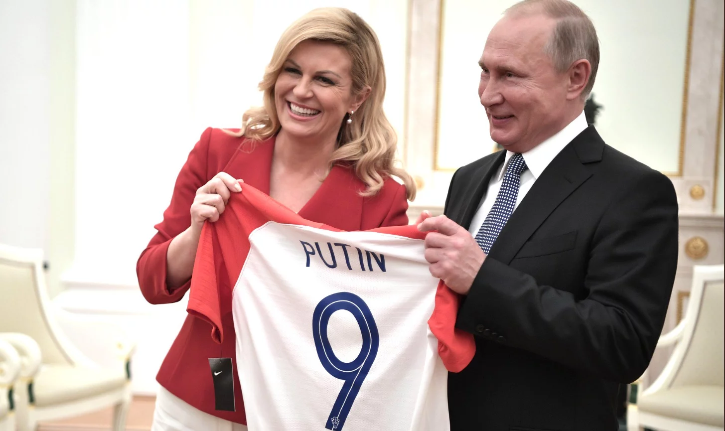 Kolinda Grabar-Kitarović i Władimir Putin