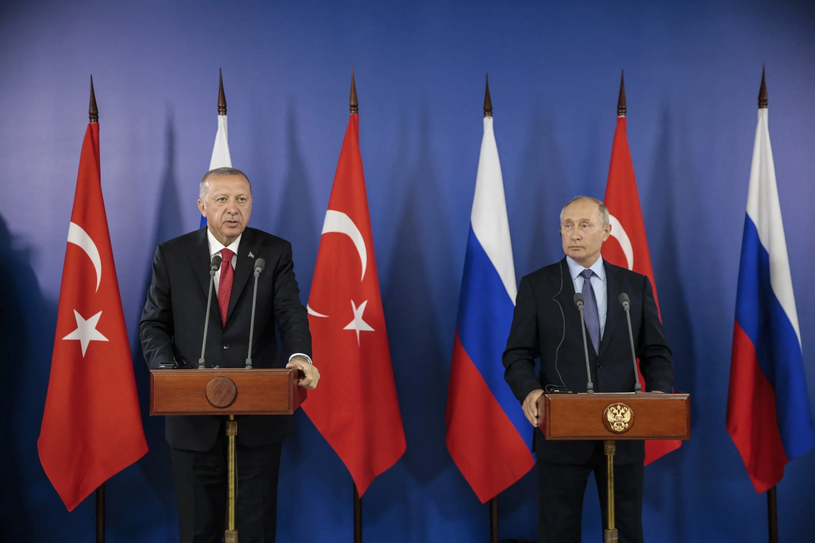 Recep Tayyip Erdogan i Władimir Putin