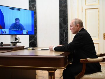 Putin podczas konferencji ws. eksplozji na Krymie
