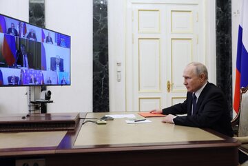 Putin podczas wideokonferencji 7 lipca