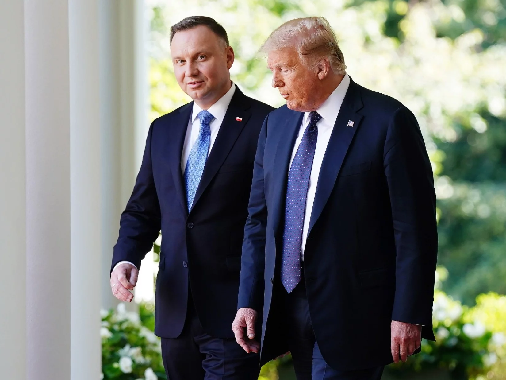 Andrzej Duda i Donald Trump