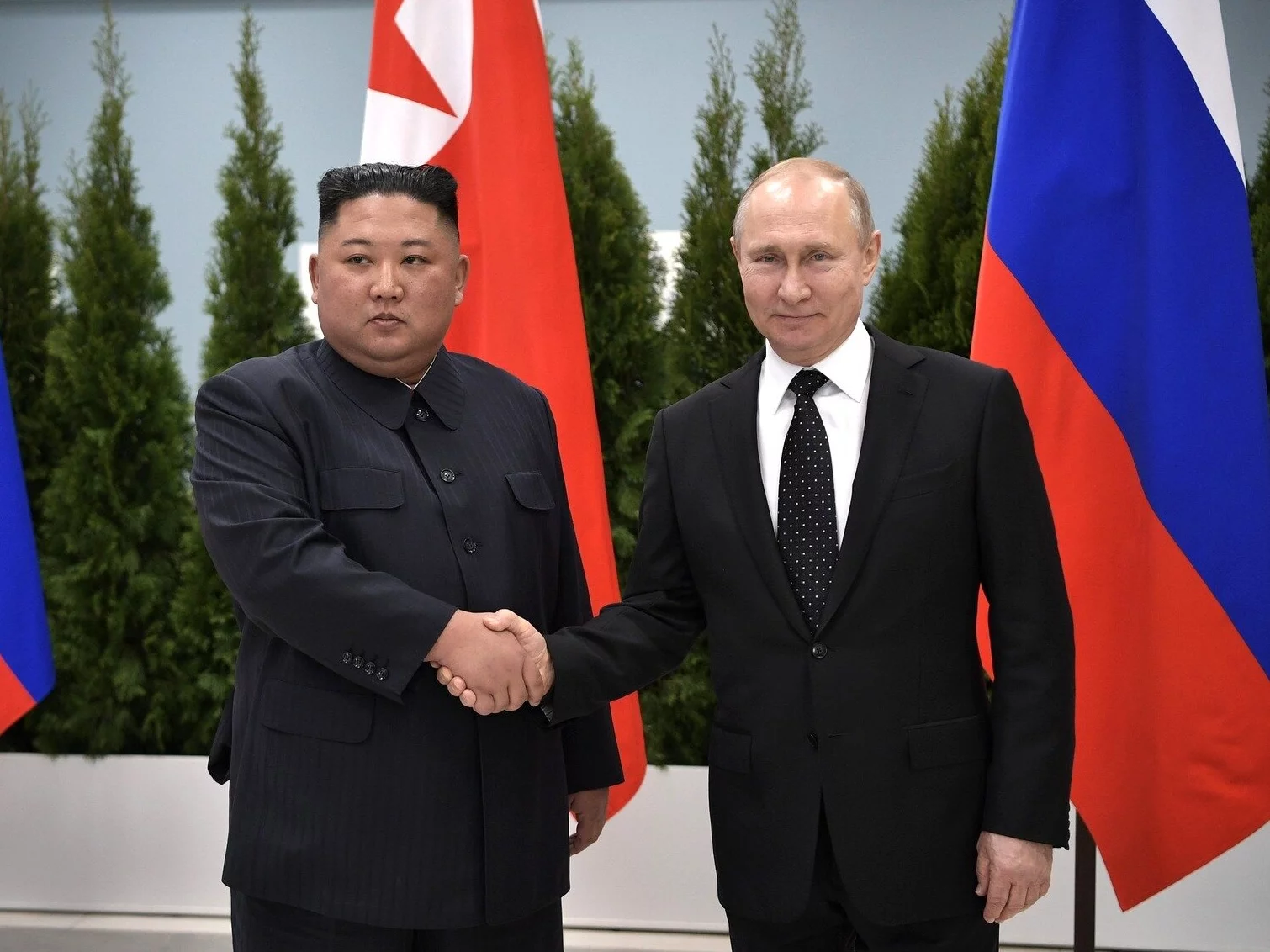 Kim Dzong Un i Wladimir Putin