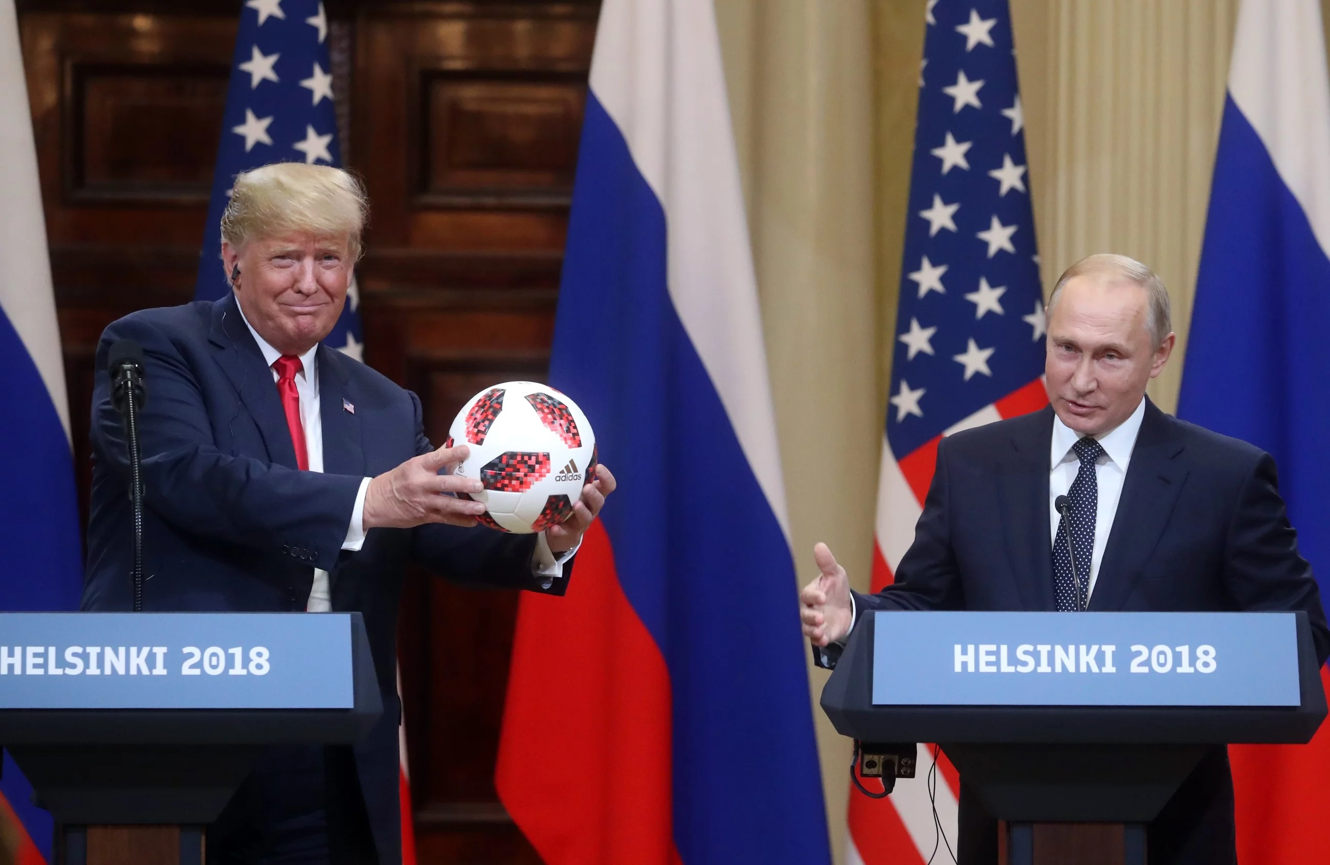 Donald Trump i Władimir Putin