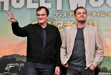 Quentin Tarantino i Leonardo DiCaprio