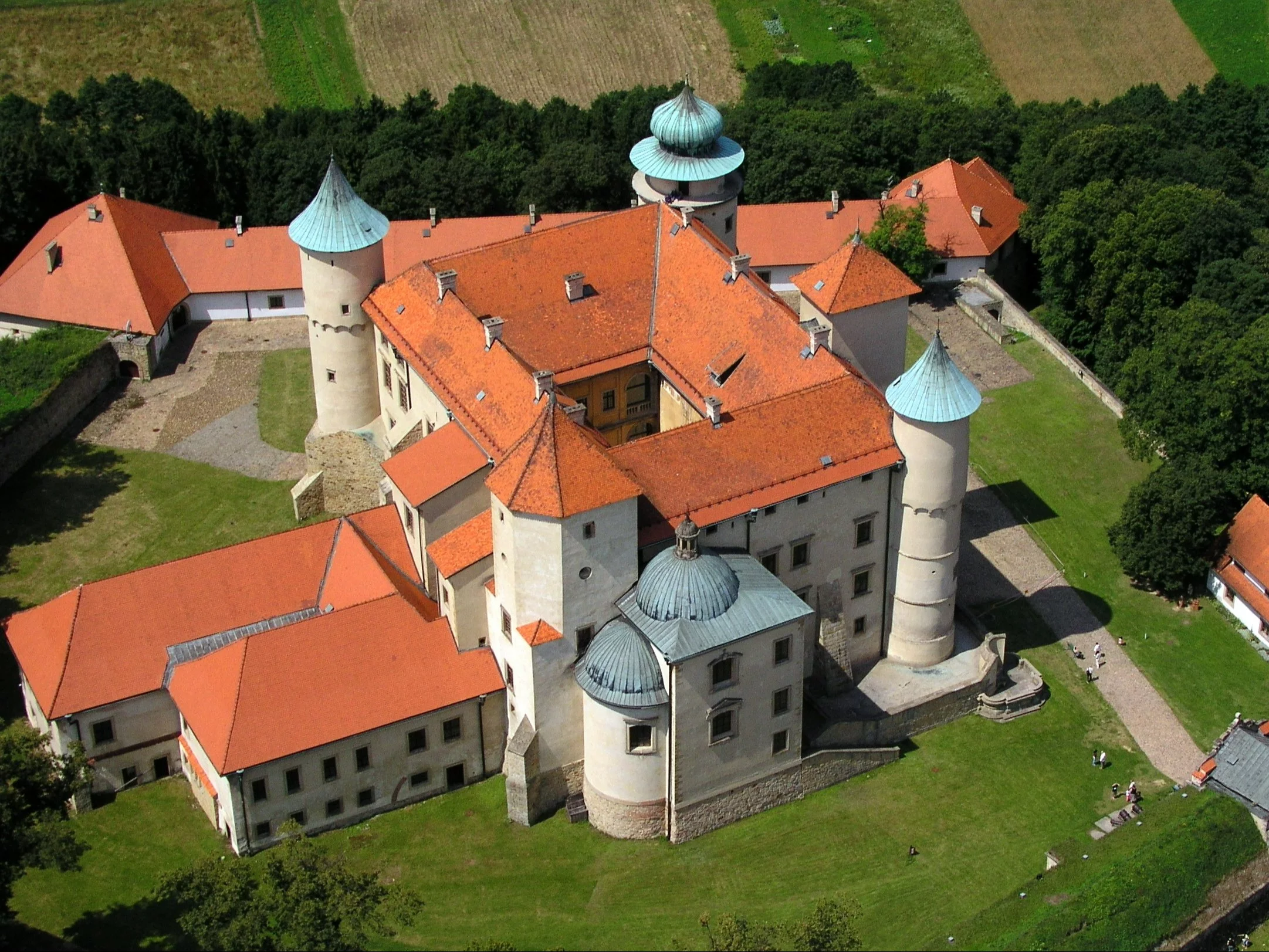 Nowy Wiśnicz z powietrza