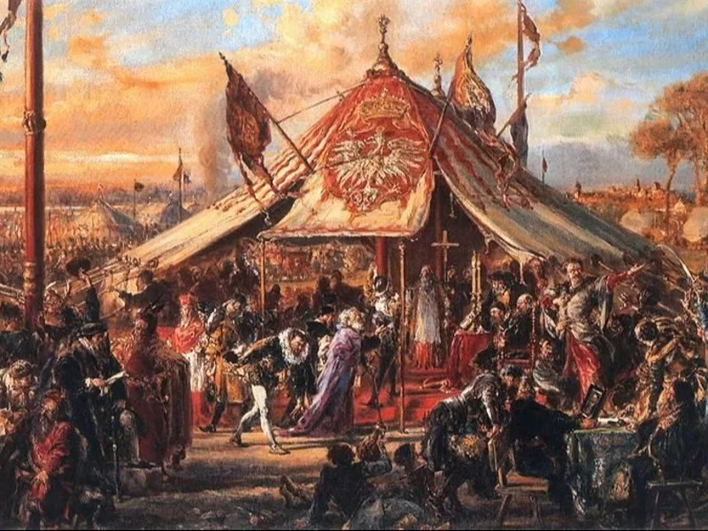Jan Matejko, Potęga Rzeczypospolitej u zenitu. Złota wolność. Elekcja 1573