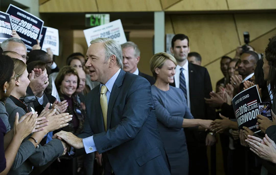Kadr z serialu „House of Cards”