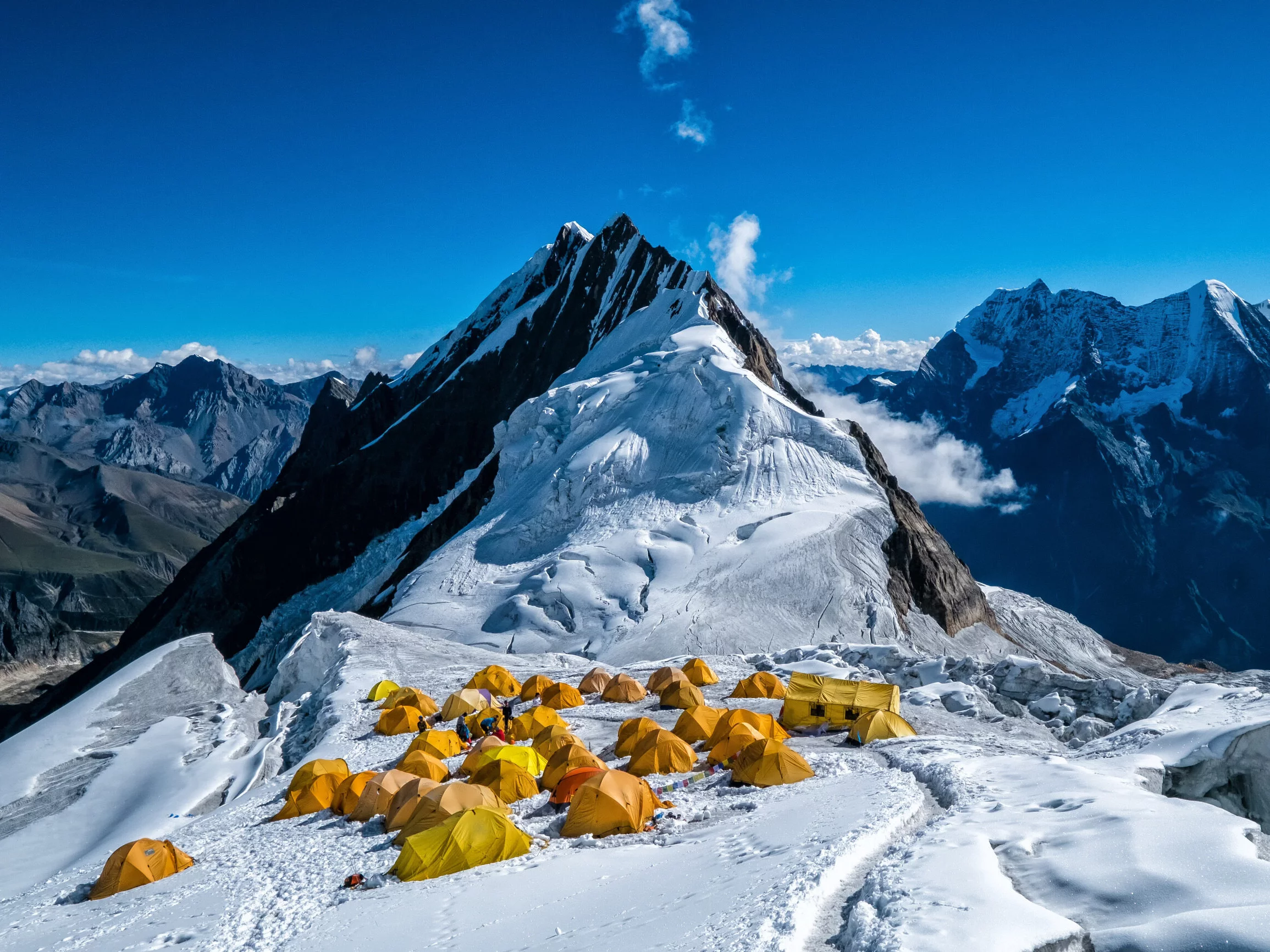 Obóz pod Manaslu