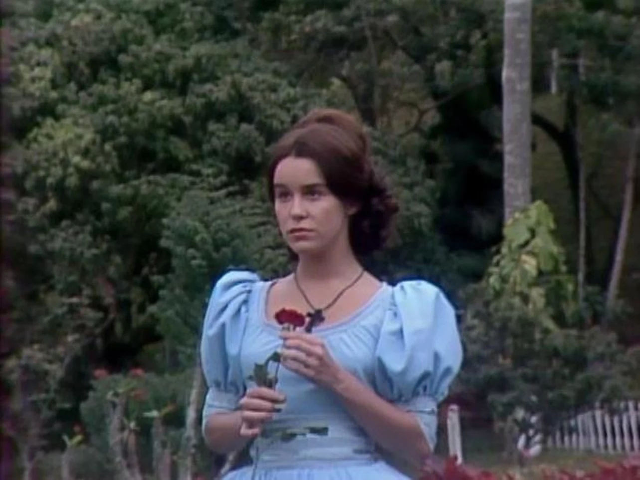 Lucelia Santos w serialu „Niewolnica Isaura” (1976)