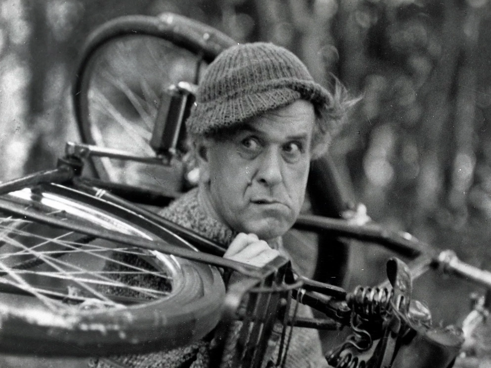 1970. Kadr z filmu „Przygody psa Cywila” w reżyserii Krzysztofa Szmagiera, n/z Wacław Kowalski