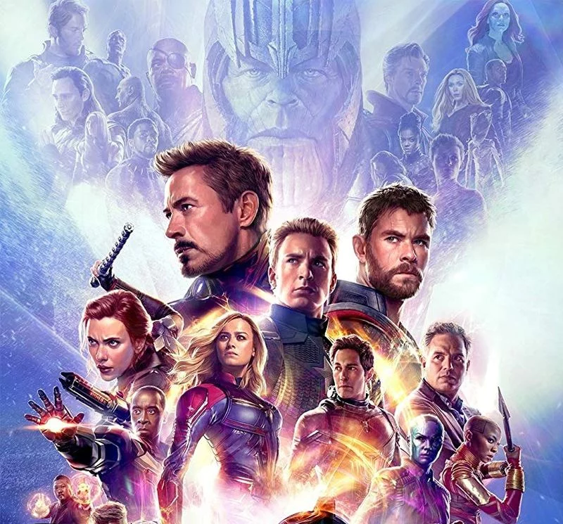 Grafika promująca film "Avengers: Endgame"