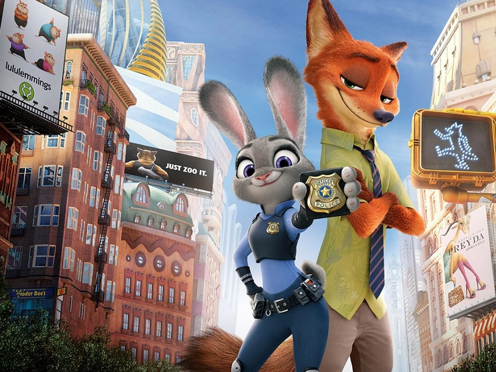 Kadr z filmu "Zwierzogród / Zootopia" (2016)