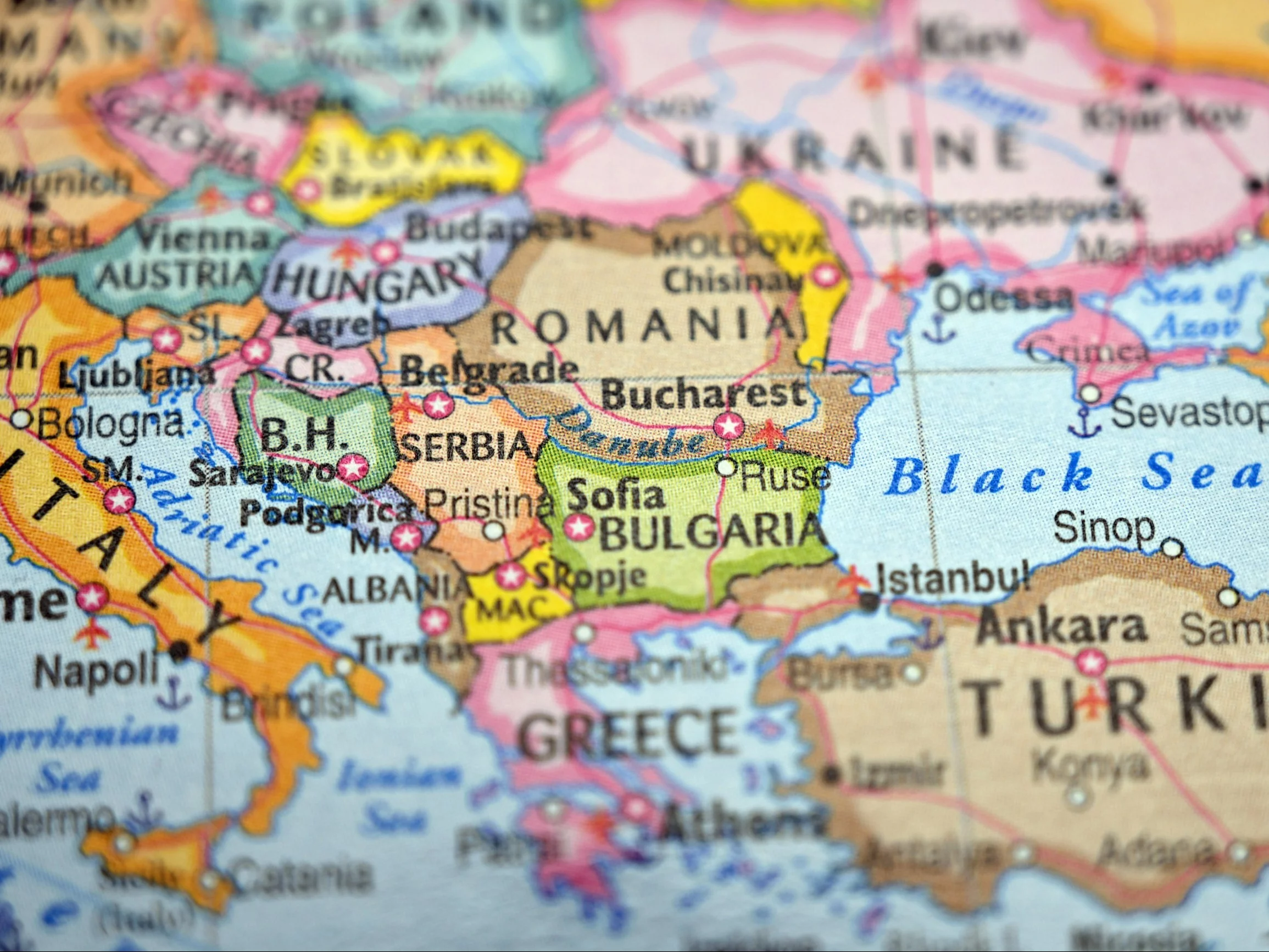 Quiz z mapy europy