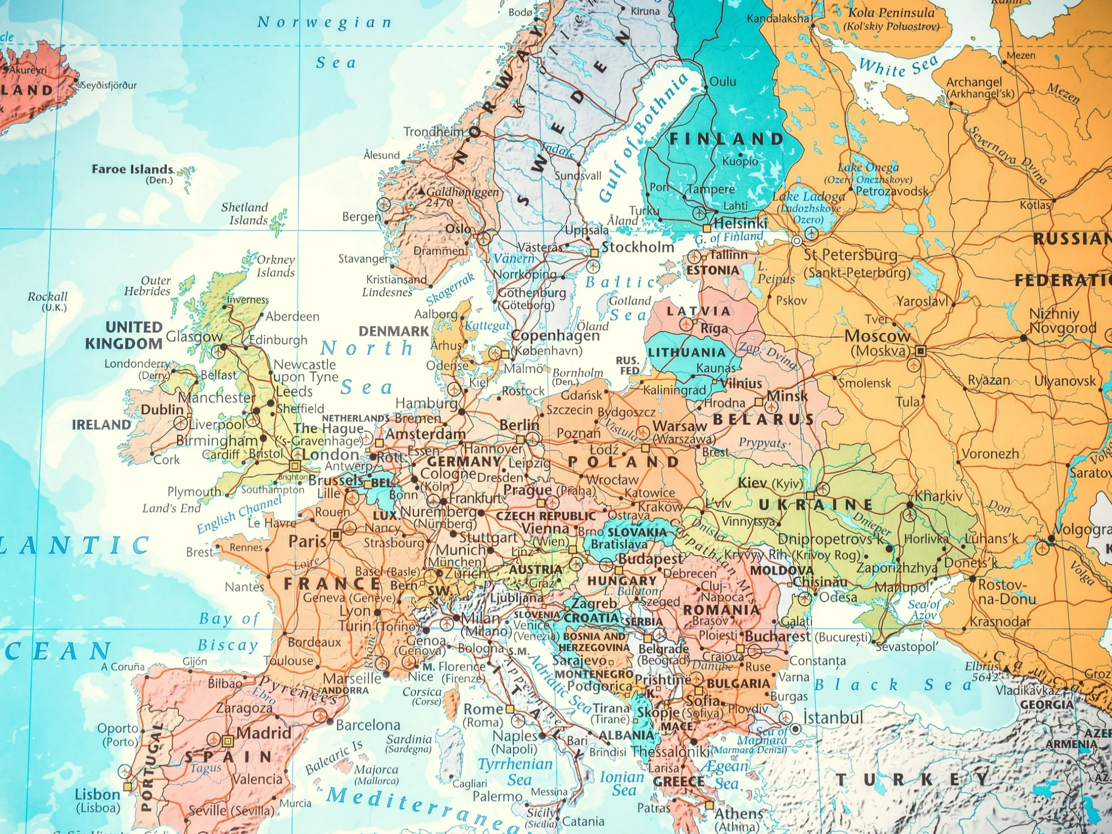 Mapa Europy