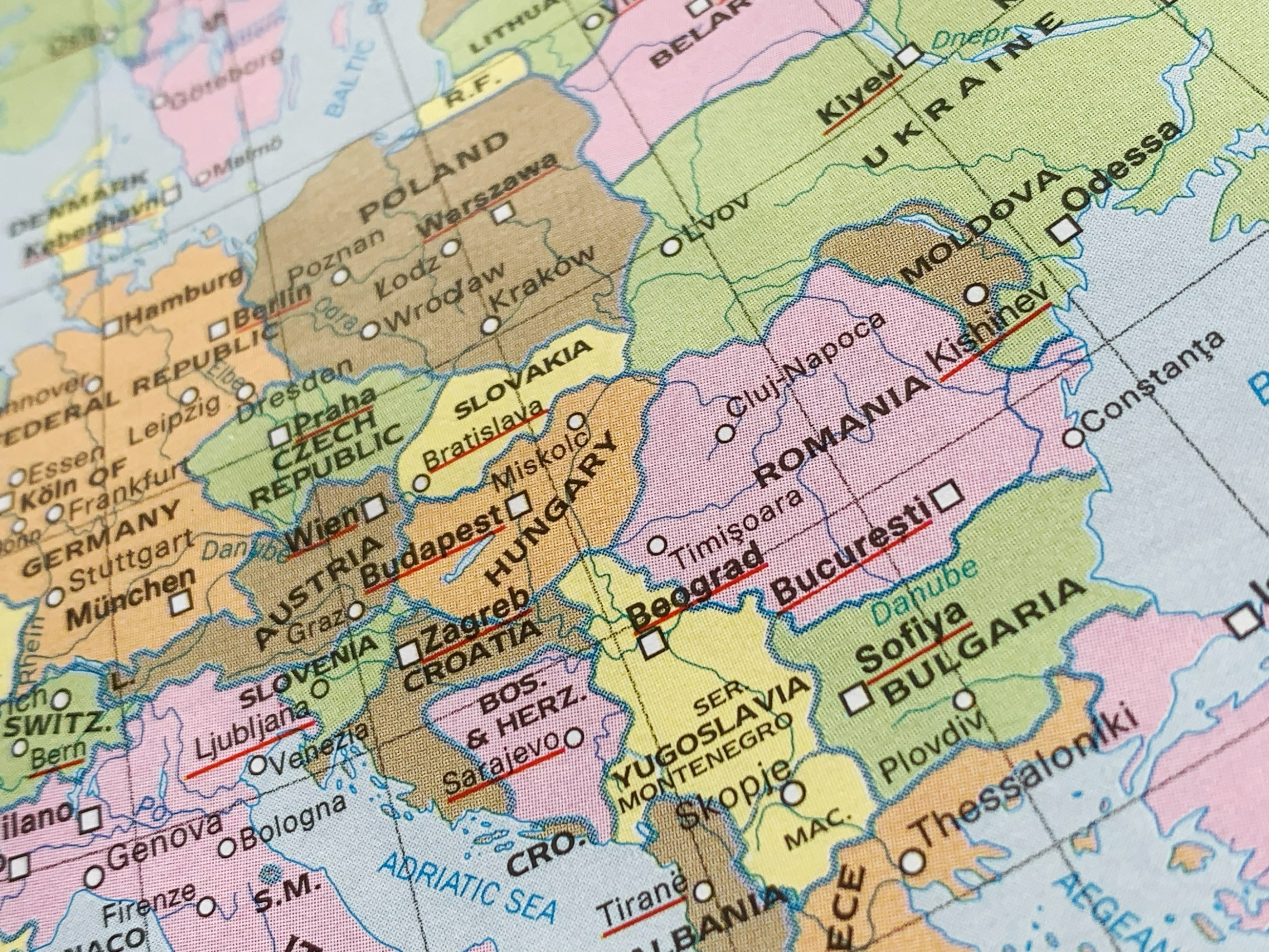 Quiz geografia Europy